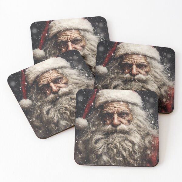 Item preview, Dramatic Surreal Portrait Of An Tired Santa Claus | Best Gift For Christmas designed and sold by MadeByRobots.