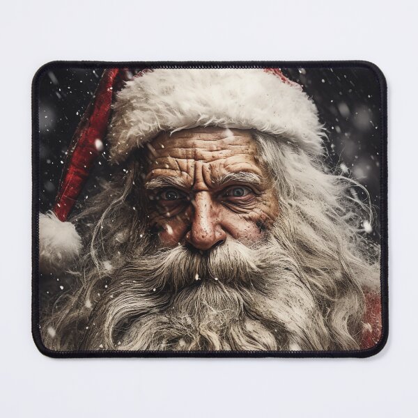 Item preview, Dramatic Surreal Portrait Of An Tired Santa Claus | Best Gift For Christmas designed and sold by MadeByRobots.