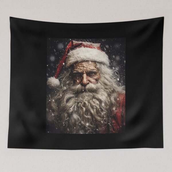 Item preview, Dramatic Surreal Portrait Of An Tired Santa Claus | Best Gift For Christmas designed and sold by MadeByRobots.