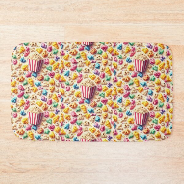 Item preview,  Delicious Colorful Popcorn Pattern designed and sold by DigiDreamyArt.