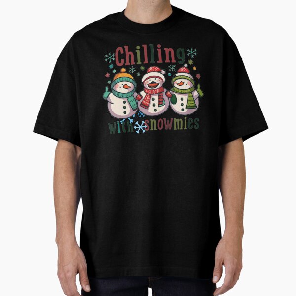 Item preview, Chillin' with my Snowmies - Christmas Snowman Vibe designed and sold by GalaxyGraffiti.