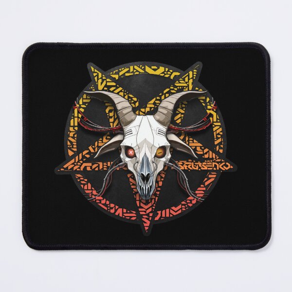 Item preview, cyberpunk pentagram designed and sold by StrutsenkoArt.