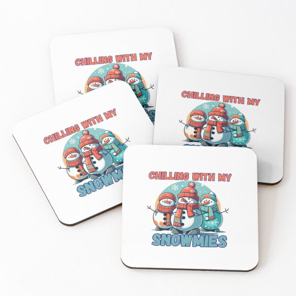 Item preview, Chillin' with my Snowmies - Christmas Snowman Vibe designed and sold by GalaxyGraffiti.