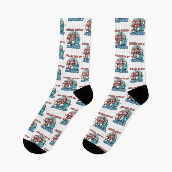 Item preview, Chillin' with my Snowmies - Christmas Snowman Vibe designed and sold by GalaxyGraffiti.