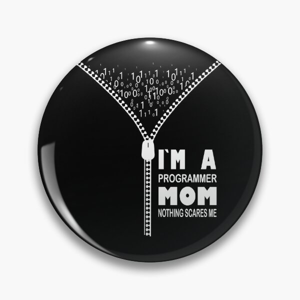 Item preview, I`m  a Programmer Mom Nothing Scares Me designed and sold by Bettylop.