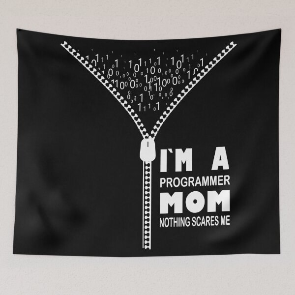 Item preview, I`m  a Programmer Mom Nothing Scares Me designed and sold by Bettylop.