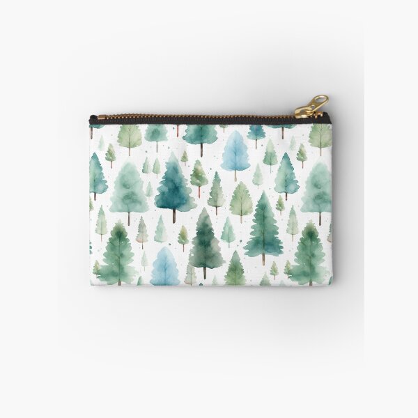 Item preview, Watercolor Christmas Trees designed and sold by ReverseBleach.