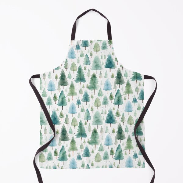 Item preview, Watercolor Christmas Trees designed and sold by ReverseBleach.