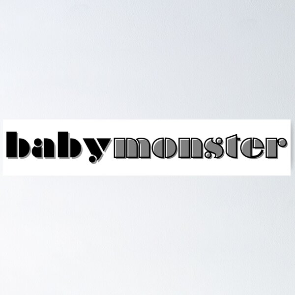 Babymonster YG Kpop girl group monochrome logo