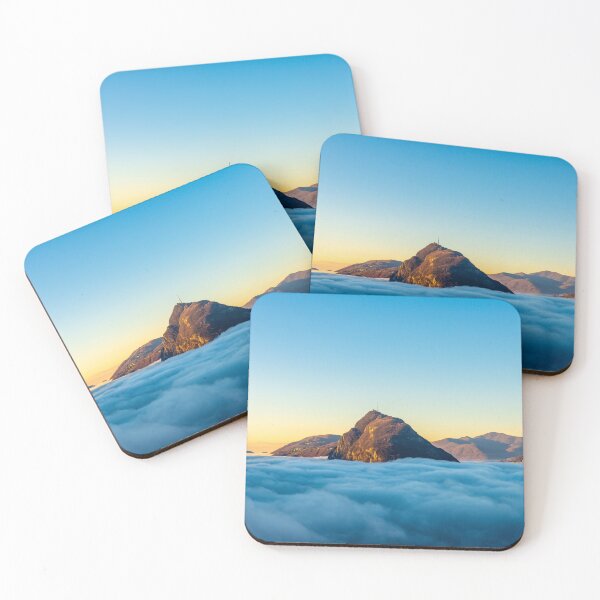 Item preview, Mountain Peak San Salvatore Above Cloudscape with Sunlight designed and sold by Mats Silvan.