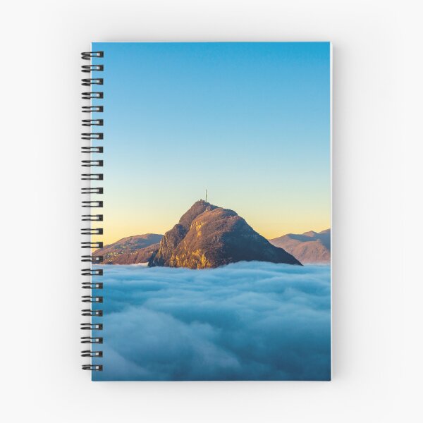 Item preview, Mountain Peak San Salvatore Above Cloudscape with Sunlight designed and sold by Mats Silvan.