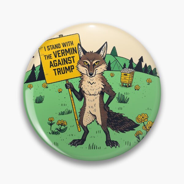Item preview, I Stand With Vermin Against Trump designed and sold by irregulargoods.