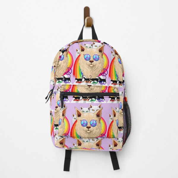 Item preview, 'Imagine' Cat Rainbow Peace and Love designed and sold by BluedarkArt.