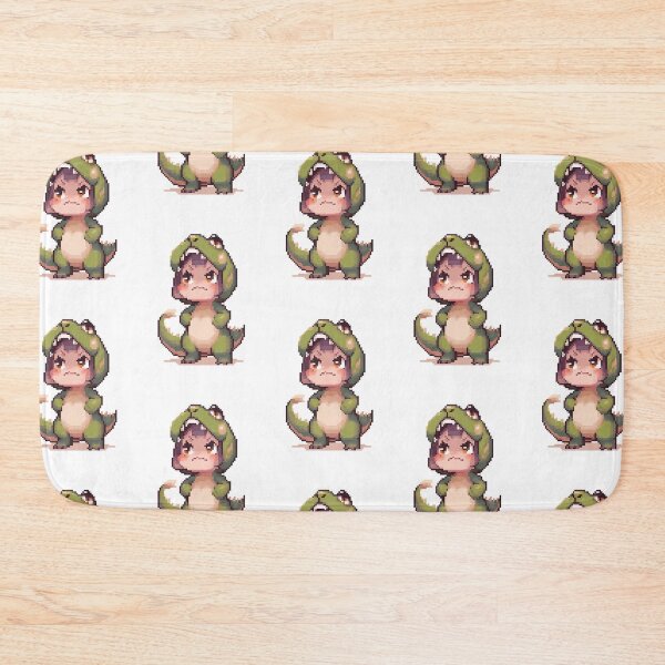 Item preview, Angry Chibi T-Rex - Pixel art designed and sold by octoboobs.