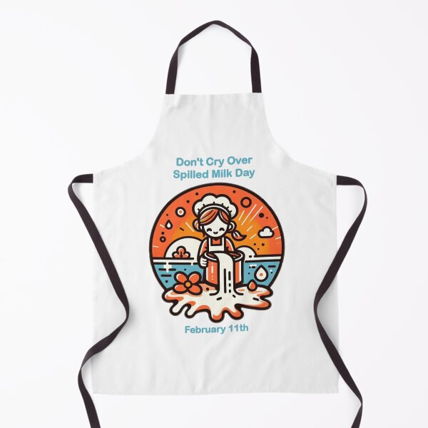 Item preview, Feb 11th - Dont Cry Over Spilled Milk Day designed and sold by CrankyOldDude.