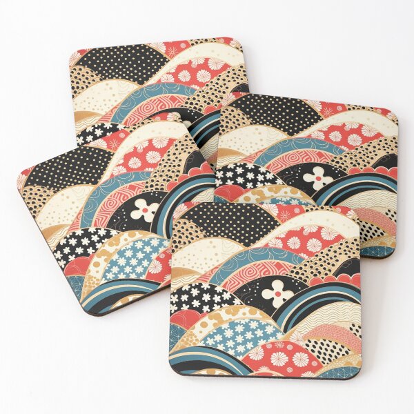 Item preview, pattern japanese patchwork pattern designed and sold by Eriomir.