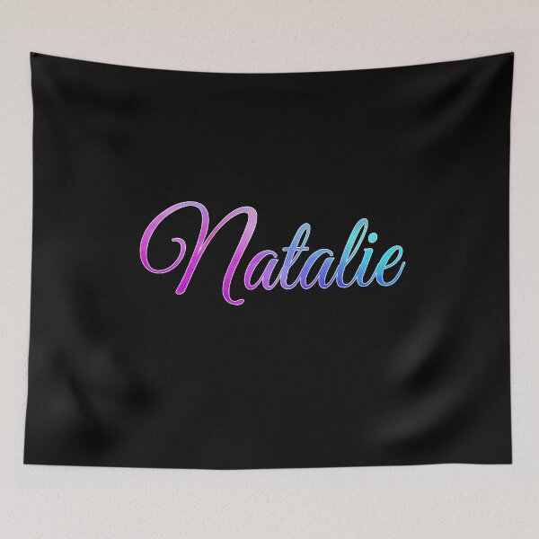 Item preview, Natalie Personalized Name Birthday Tag Family Name Natalie Girl Custom Name First Name Last Name  designed and sold by HalloweenGift.