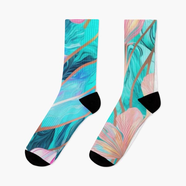 Item preview, Beautiful 3D Holographic Abstract Botanical Floral Faux Marble Pattern designed and sold by Butler in the Home.