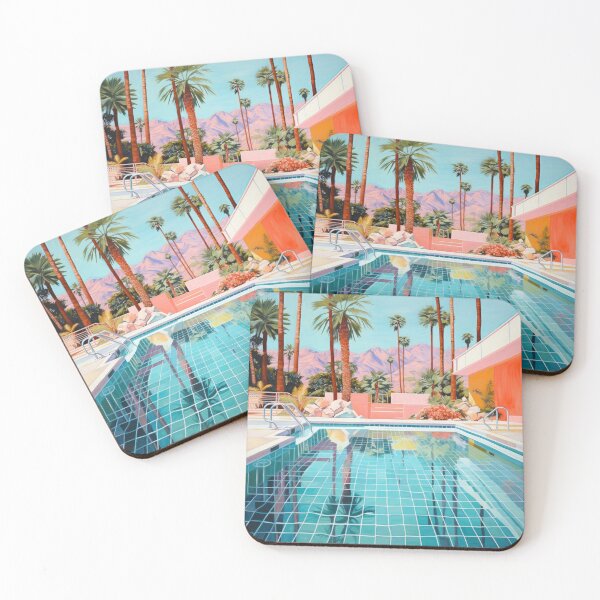 Item preview, Palm Desert Pool - Mid Century Modern Minimalism designed and sold by GalleryOXO.