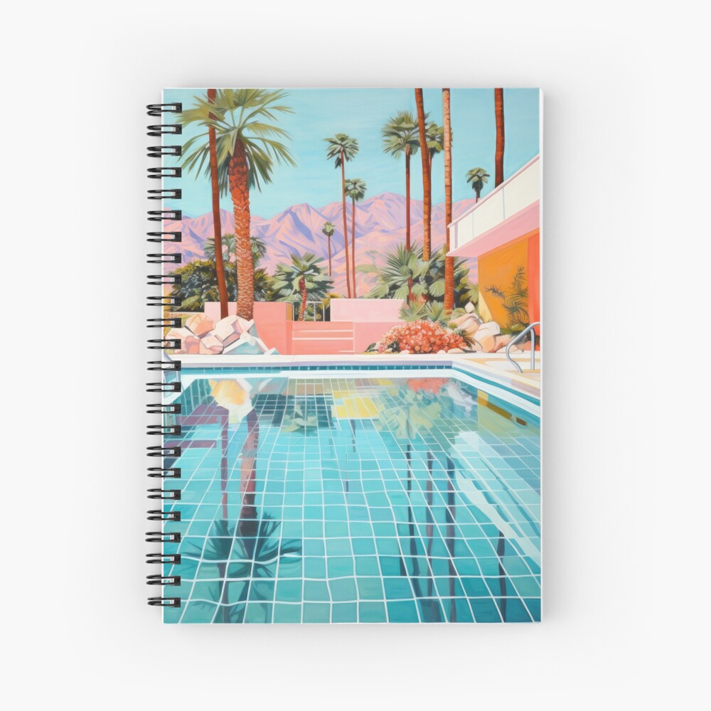 Palm Desert Pool - Mid Century Modern Minimalism | Art Print