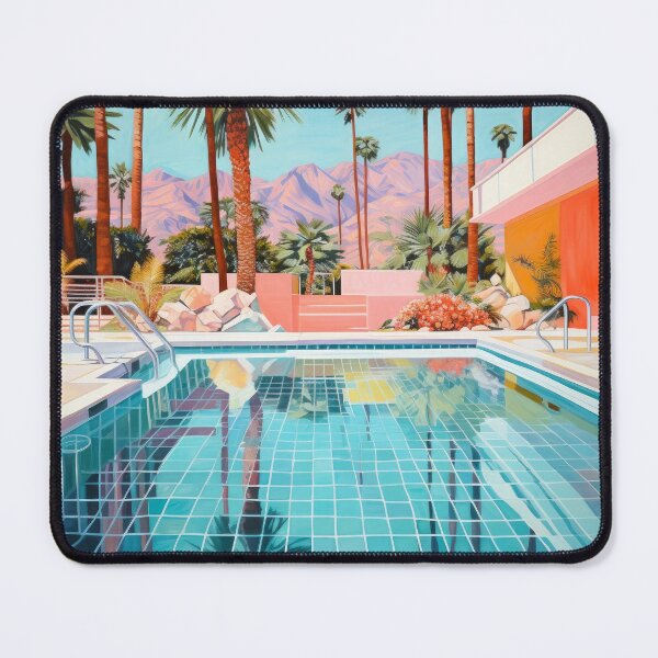 Item preview, Palm Desert Pool - Mid Century Modern Minimalism designed and sold by GalleryOXO.