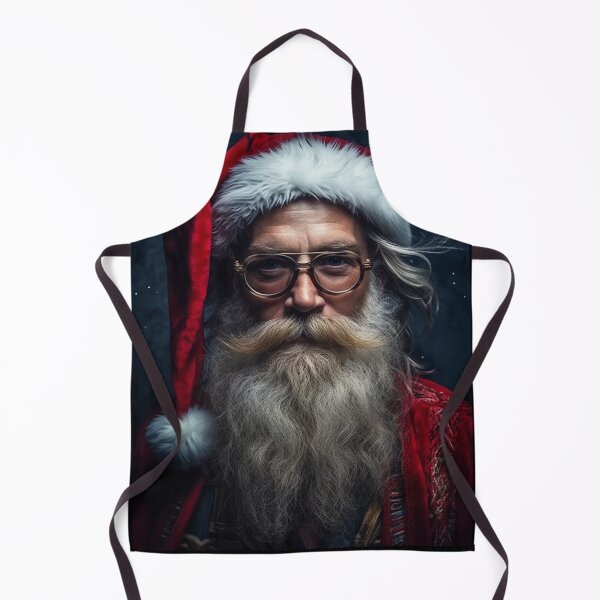 Item preview, Vintage Surreal Portrait Of A Hipster Santa Claus | Best Gift For Christmas 02 designed and sold by MadeByRobots.