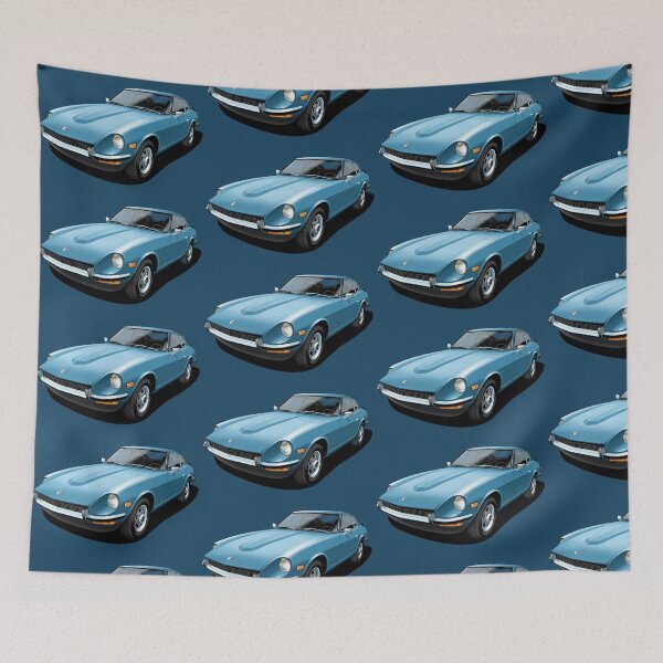 Item preview, Datsun 240Z in blue designed and sold by candc-retro.