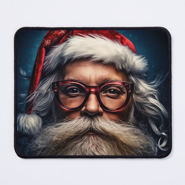 Item preview, Vintage Surreal Portrait Of A Hipster Santa Claus | Best Gift For Christmas 03 designed and sold by MadeByRobots.