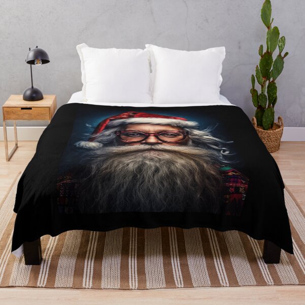 Item preview, Vintage Surreal Portrait Of A Hipster Santa Claus | Best Gift For Christmas 03 designed and sold by MadeByRobots.