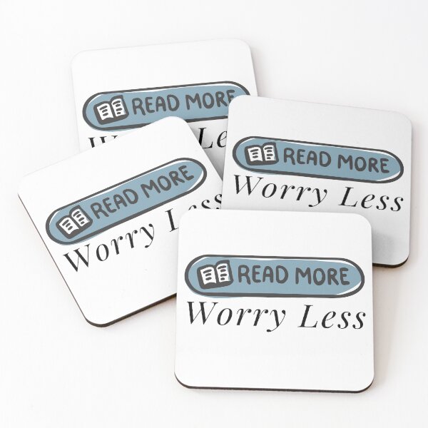 Item preview, Read More Worry Less designed and sold by OurBlairWorld.