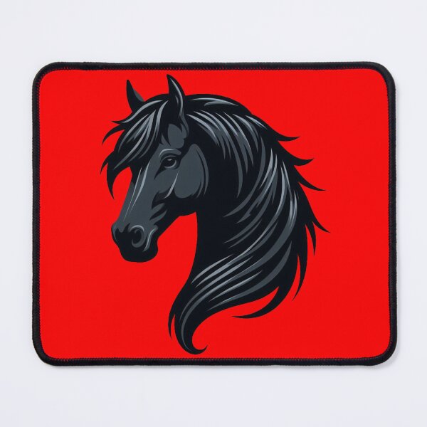 Item preview, black horse designed and sold by Animalia-.