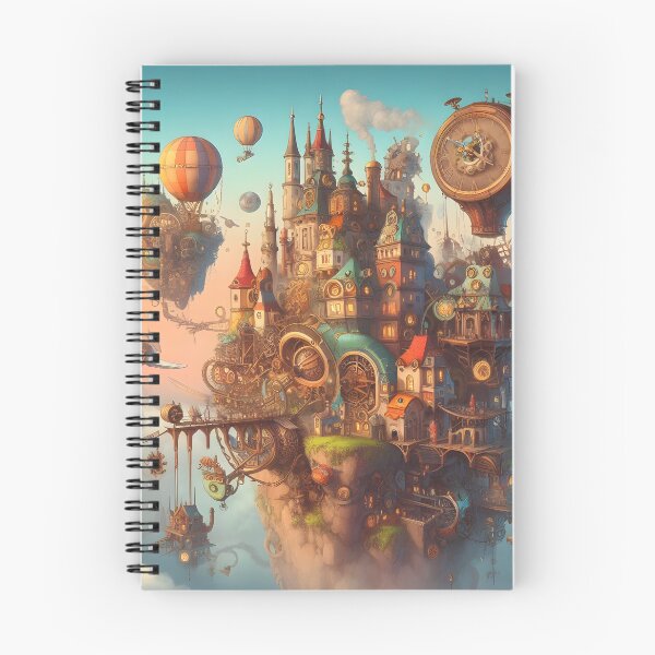 Item preview, Clockwork Utopia: A Whimsical Steampunk Fantasy designed and sold by lupo213.