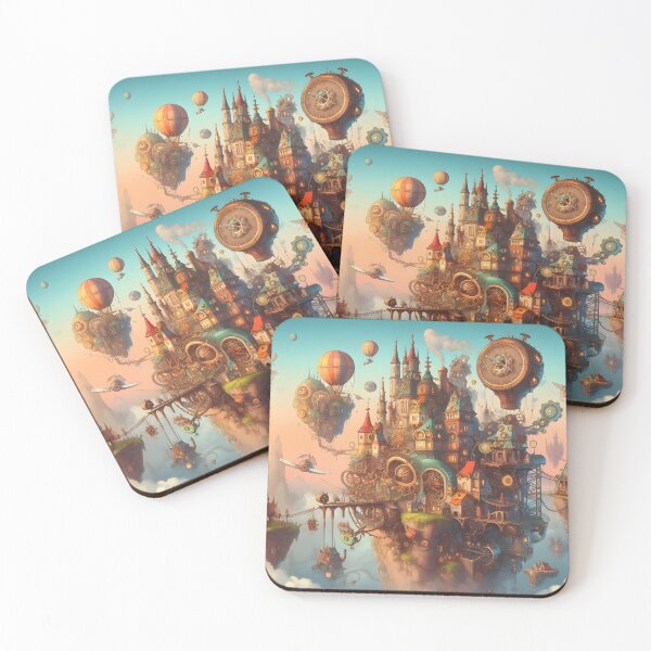 Item preview, Clockwork Utopia: A Whimsical Steampunk Fantasy designed and sold by lupo213.