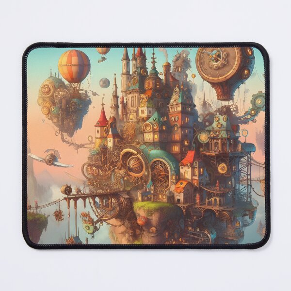 Item preview, Clockwork Utopia: A Whimsical Steampunk Fantasy designed and sold by lupo213.
