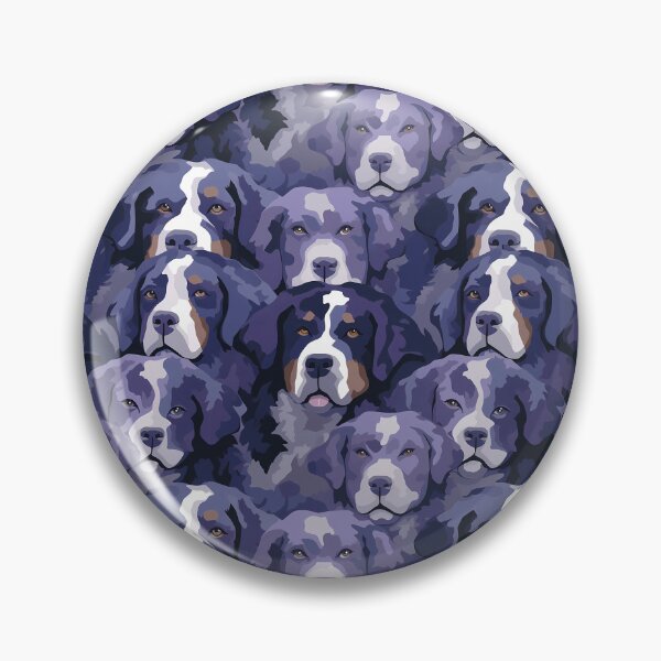 Artikelvorschau, Berner Sennenhund im Tarnmuster entworfen und verkauft von forget45studio.