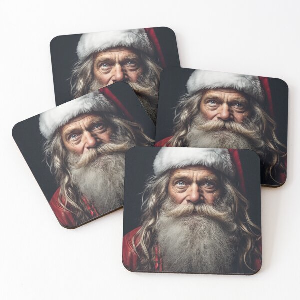 Item preview, Vintage Surreal Portrait Of A Hipster Santa Claus | Best Gift For Christmas 06 designed and sold by MadeByRobots.