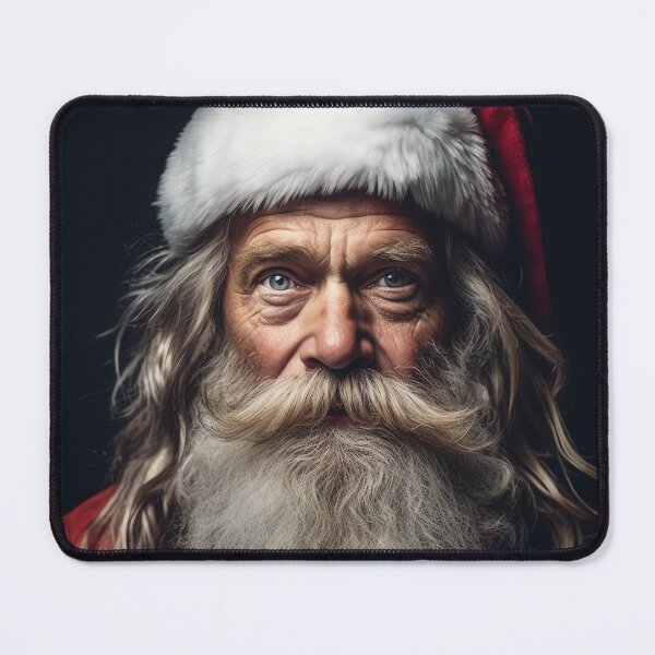 Item preview, Vintage Surreal Portrait Of A Hipster Santa Claus | Best Gift For Christmas 06 designed and sold by MadeByRobots.