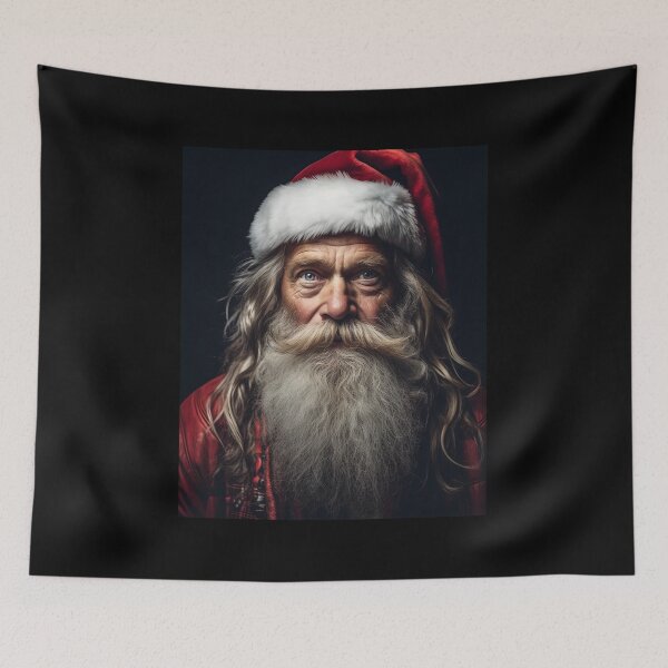 Item preview, Vintage Surreal Portrait Of A Hipster Santa Claus | Best Gift For Christmas 06 designed and sold by MadeByRobots.