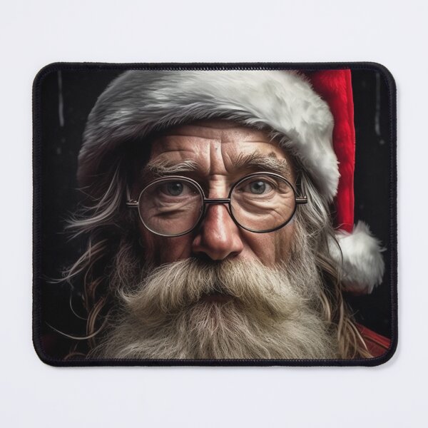 Item preview, Vintage Surreal Portrait Of A Hipster Santa Claus | Best Christmas Gift 07 designed and sold by MadeByRobots.