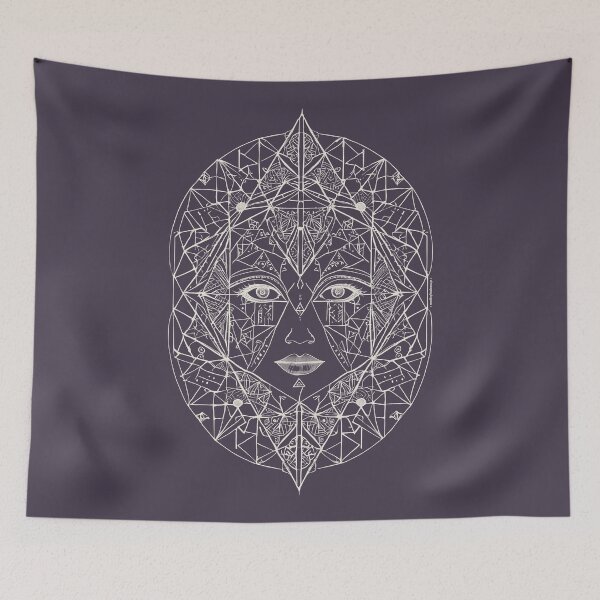 Item preview, Triangle Goddess | Sacred Geometry Portraits designed and sold by monkeybusiness.pt.