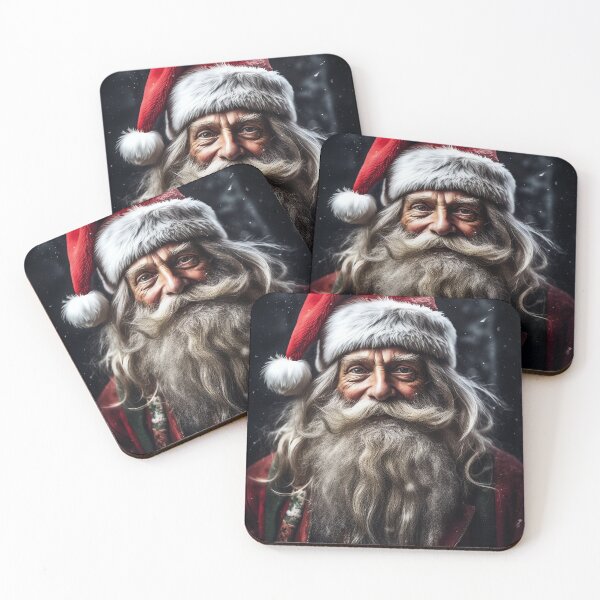 Item preview, Vintage Surreal Portrait Of A Smiling Hipster Santa Claus | Best Christmas Gift 09 designed and sold by MadeByRobots.