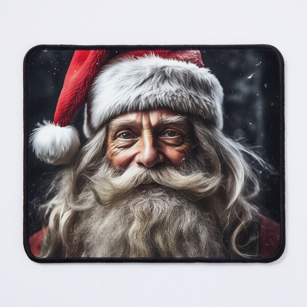 Item preview, Vintage Surreal Portrait Of A Smiling Hipster Santa Claus | Best Christmas Gift 09 designed and sold by MadeByRobots.