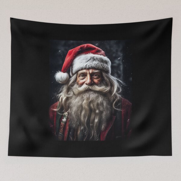 Item preview, Vintage Surreal Portrait Of A Smiling Hipster Santa Claus | Best Christmas Gift 09 designed and sold by MadeByRobots.