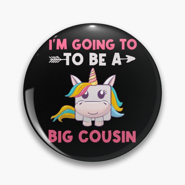 Item preview, I'm Going To Be A Big Cousin Unicorn Baby Girl Announcement designed and sold by Achrafdesign.