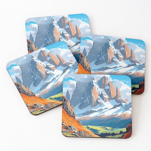 Item preview, Dolomites Italy : Vintage Travel and Tourism Advertising Print designed and sold by posterbobs.