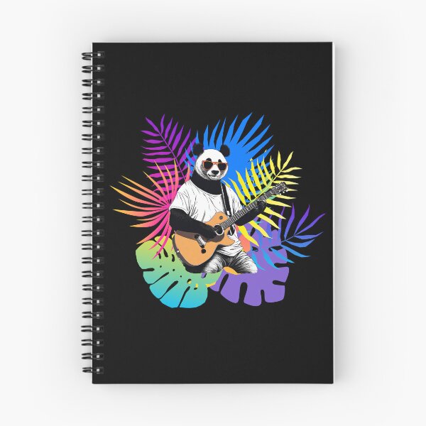 Item preview, COOL GUITARIST PANDA - guitarist panda - rock panda - wild musician designed and sold by Musicians-world.