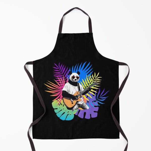 Item preview, COOL GUITARIST PANDA - guitarist panda - rock panda - wild musician designed and sold by Musicians-world.