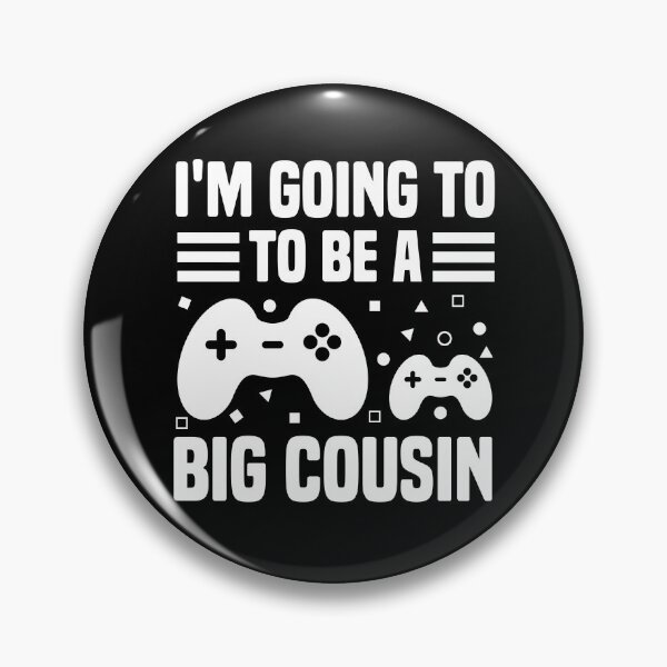 Item preview, I'm Going To Be A Big Cousin Gaming Baby Boy Announcement designed and sold by Achrafdesign.