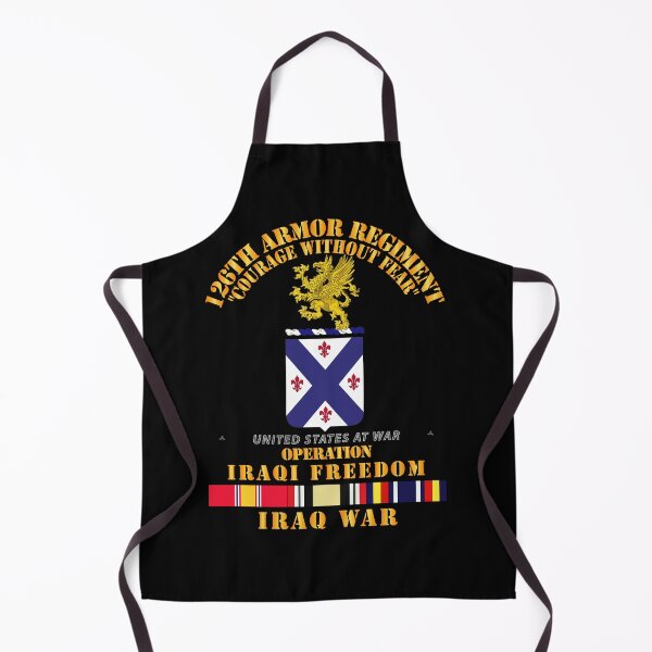 Item preview, Army - 126th Armor Regiment - w Iraq SVC Ribbons - OIF designed and sold by Military Insignia Products.
