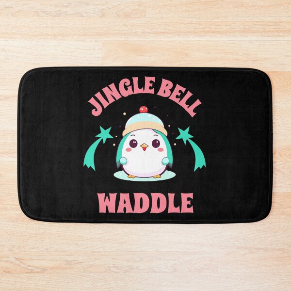 Item preview, Kawaii Penguin Jingle Bell Waddle designed and sold by SimplyLiss.